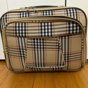 NEW Beige and Black Plaid Lap-top, handcase, Luggage, over sho , NO BRAND, NEW